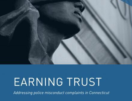 Earning Trust, Police Misconduct Complaint Report by ACLU of Connecticut, Cover Image