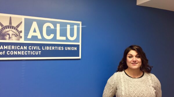 Sandy LoMonico, criminal justice organizer for the ACLU of Connecticut / ACLU-CT, in Hartford office