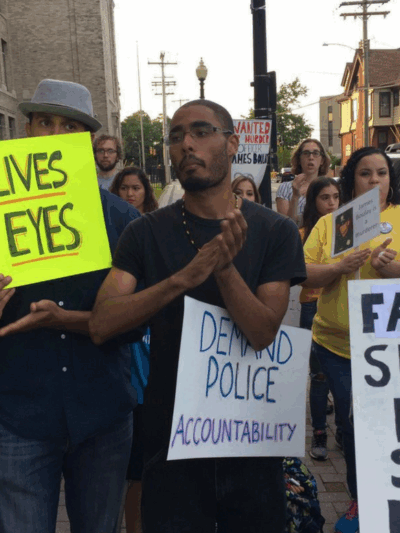 Protesters in Bridgeport demand police accountability after police officer James Boulay killed Jayson Negron
