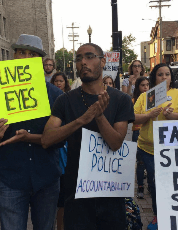 Protesters in Bridgeport demand police accountability after police officer James Boulay killed Jayson Negron