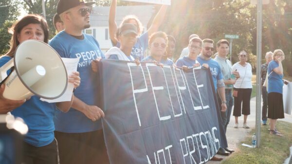 ACLU Smart Justice Connecticut rallies outside the CT governor debate at the University of St. Joseph in West Hartford