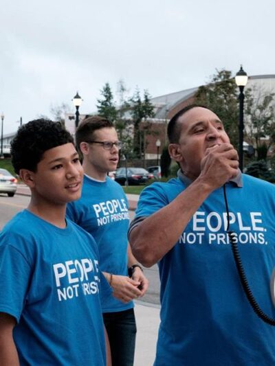 ACLU of Connecticut / ACLU-CT smart justice leader Manny rallies at UConn