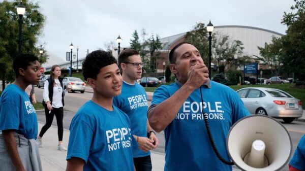 ACLU of Connecticut / ACLU-CT smart justice leader Manny rallies at UConn