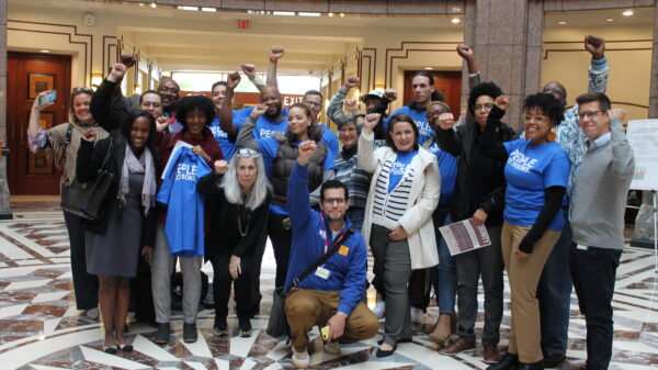 ACLU-CT Smart Justice and friends at the Criminal Justice Commission meeting