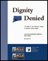 Cover of ACLU of Connecticut 2008 Report, Dignity Denied, Looking at School to Prison Pipeline in New Haven
