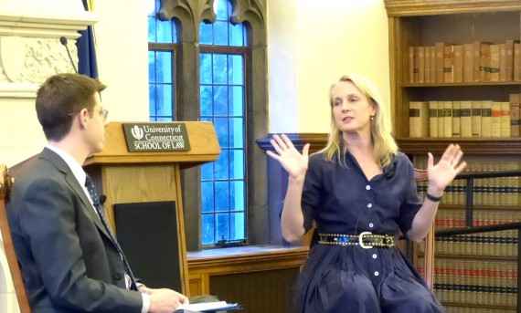 David McGuire of the ACLU of Connecticut speaks with Piper Kerman about first amendment issues in prisons