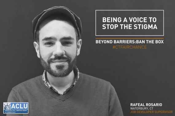 Portrait of Rafael, advocate for fair chance employment / ban the box in Connecticut