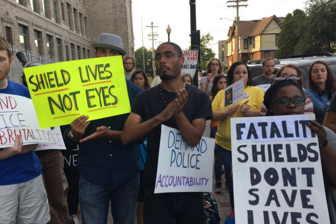 Protesters in Bridgeport demand police accountability after police officer James Boulay killed Jayson Negron