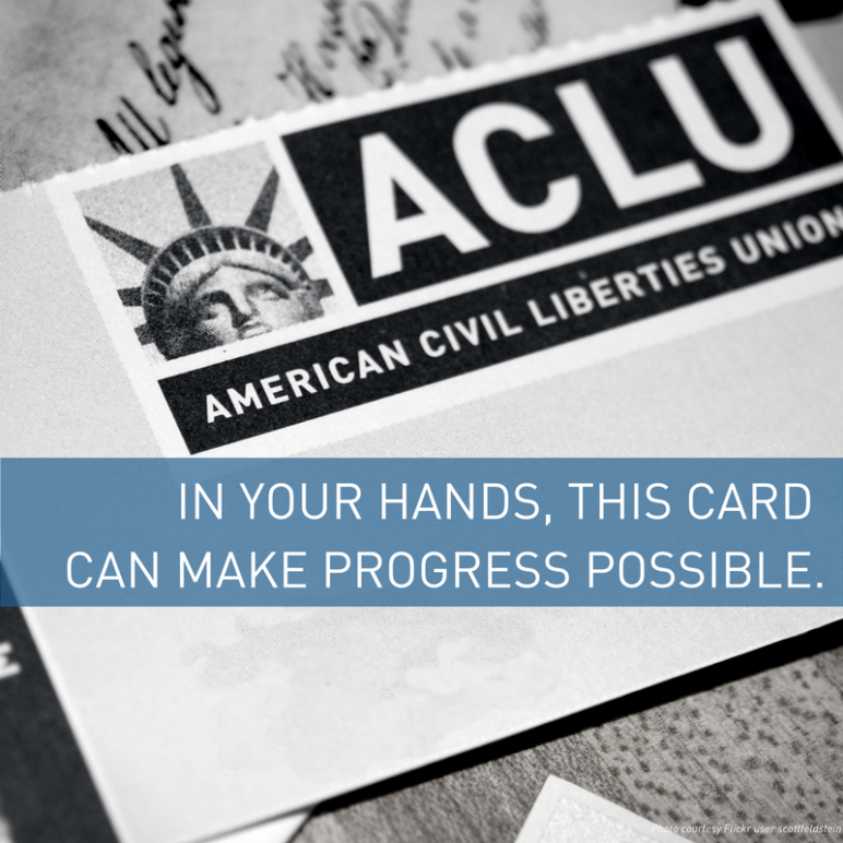 ACLU of Connecticut Membership Card Progress Possible