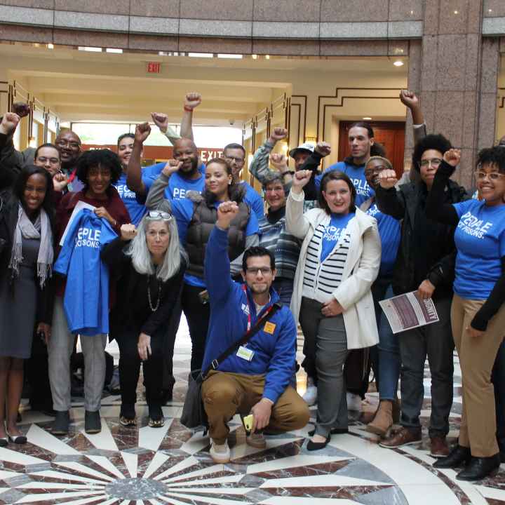 ACLU-CT Smart Justice and friends at the Criminal Justice Commission meeting